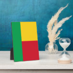 Plaque Photo Drapeau du Bénin<br><div class="desc">Un cadeau idéal pour tous ceux qui sont patriotes de leur pays !</div>