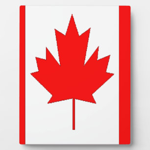 Plaque Photo Drapeau du Canada