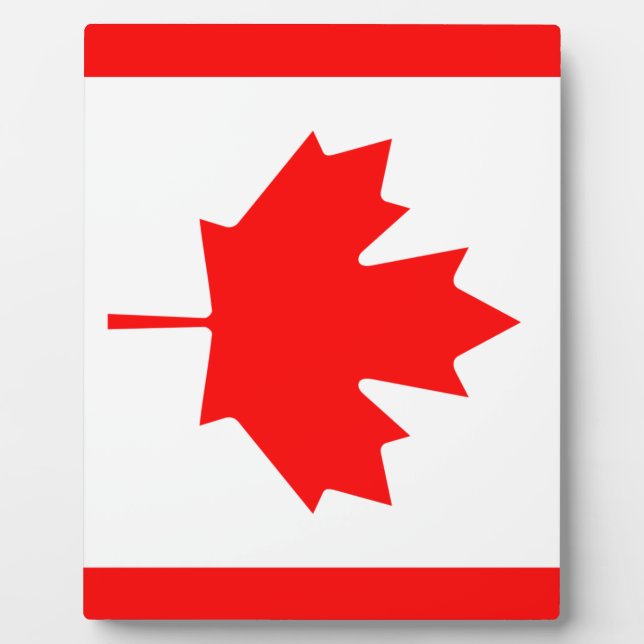 Plaque Photo Drapeau du Canada (Devant)