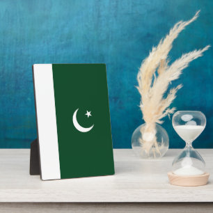 Plaque Photo Drapeau du Pakistan
