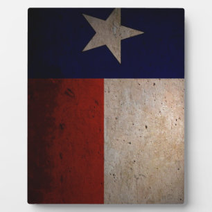 Plaque Photo Drapeau du Texas