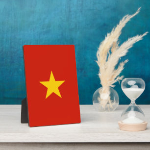 Plaque Photo Drapeau du Vietnam