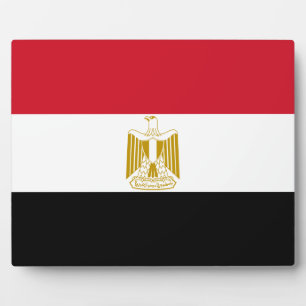 Plaque Photo Drapeau égyptien