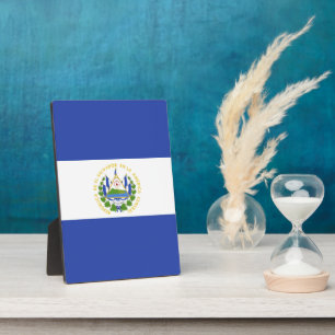 Plaque Photo Drapeau El Salvador