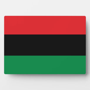 Plaque Photo Drapeau panafricain de l'UNIA