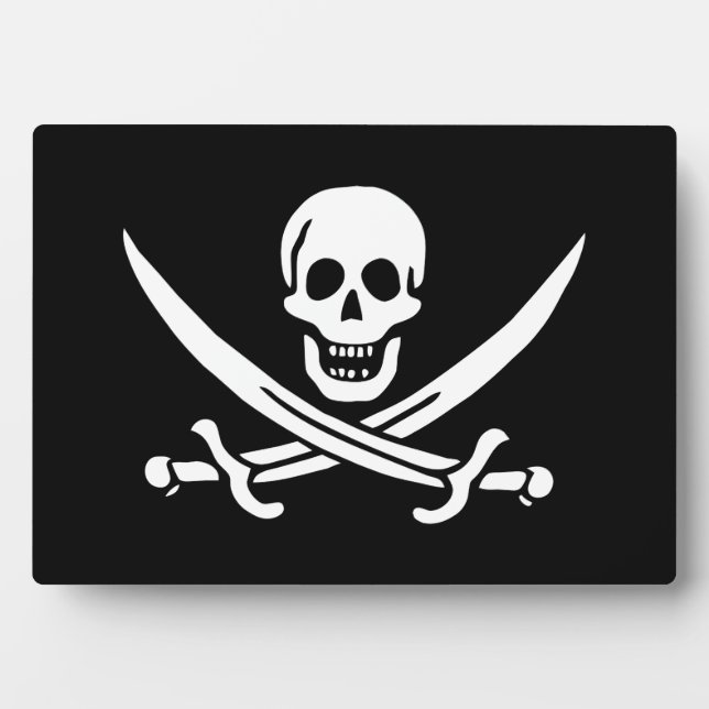 Plaque Photo Drapeau pirate (Devant)