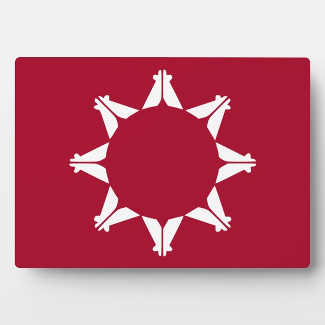 Plaque Photo Drapeau sioux oglala lakota (Devant)