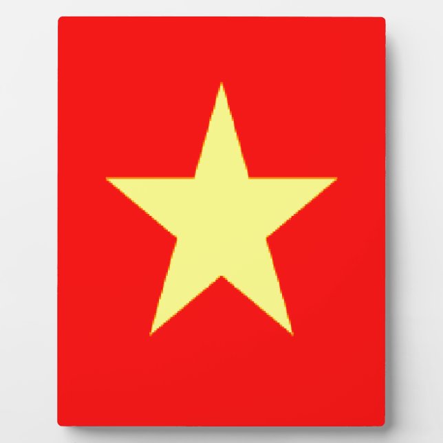Plaque Photo drapeau vietnam (Devant)