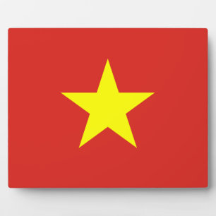 Plaque Photo Drapeau vietnamien