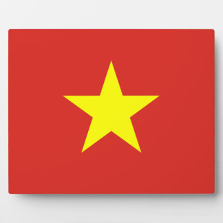 Plaque Photo Drapeau vietnamien