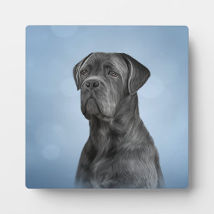Plaque Photo Drawing dog Cane Corso