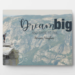 Plaque Photo Dream Big