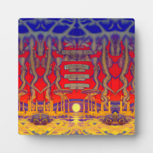 Plaque Photo Dreamland psychédélique