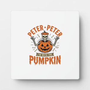 Plaque Photo Drôle Peter Peter Citrouille Halloween Squelette C