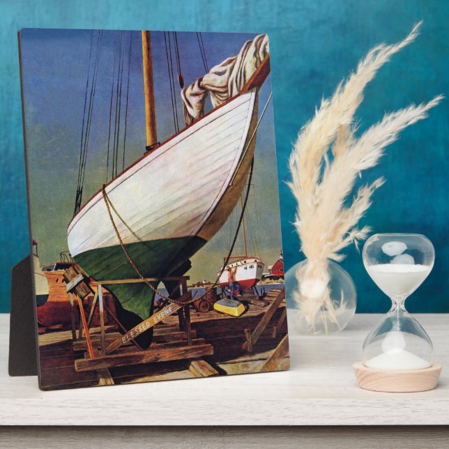 Plaque Photo Dry Dock par John Atherton (Côté)