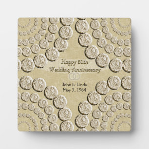 Plaque photo du 50e anniversaire du Mariage avec d