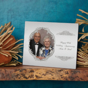 Plaque photo du 60e anniversaire du Mariage