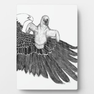 PLAQUE PHOTO EAGLES HARRIET M15 E14 + OZZIE LOVE LIVES ON