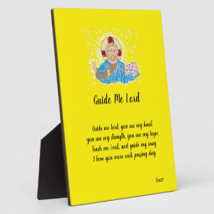 Plaque Photo Easel With Canvas : Une prière du Seigneur