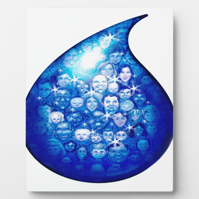 Plaque Photo Eau (Devant)