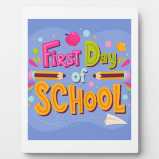 Plaque Photo école