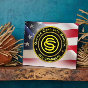 Plaque Photo École candidate d'officier "OCS"