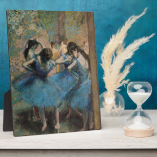 Plaque Photo Edgar Degas   Danseurs en bleu, 1890