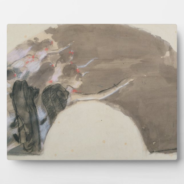 Plaque Photo Edgar Degas | Esquisse pour ventilateur, c.1879 (Devant)
