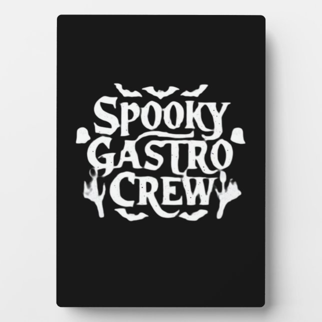 Plaque Photo Éffrayant Gastro Crew Gastro Nurse Halloween Class (Devant)