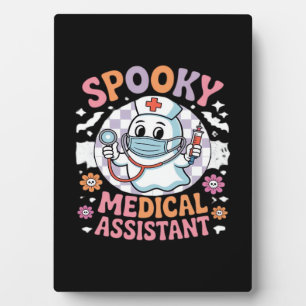 Plaque Photo Éffrayant Médicale Assistant Cute Halloween Essent