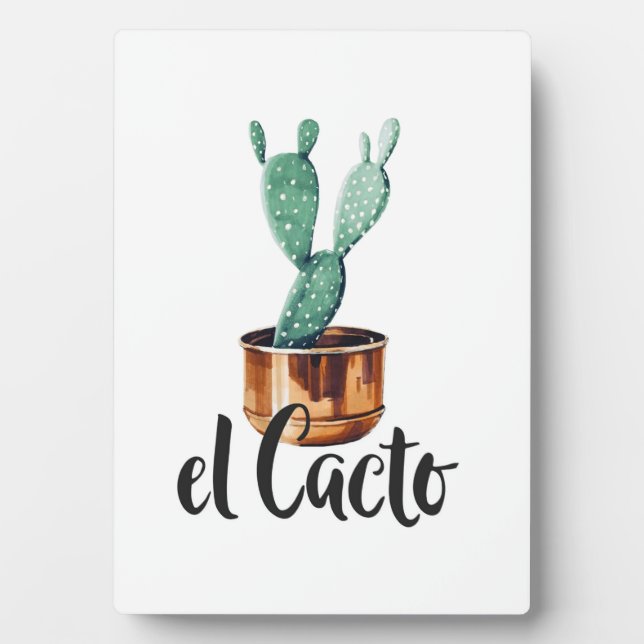 Plaque Photo El Cactus (Devant)