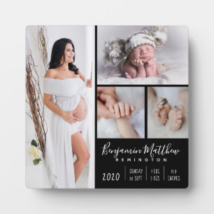 Plaque Photo Élégant bébé photo famille de garde