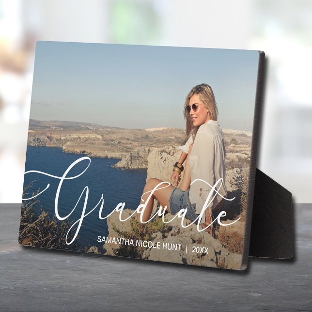 Plaque Photo Élégant Blancs (Photo's put directly on hardboard panel for stunningly crisp image on frameless tabletop easel-stand)