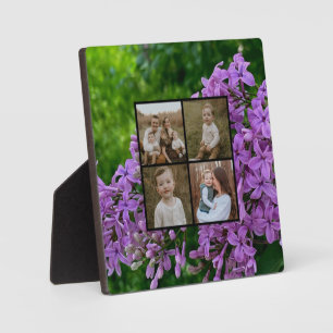Plaque Photo Élégant lilas lavande modèle photo floral