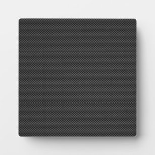 Plaque Photo Élégant Noir Carbon Fiber Style Arrière - plan d'i