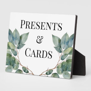 Plaque Photo Élégant vert botanique teals feuillage