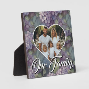 Plaque Photo Elégante couleur mauve douce et poussiéreuse aquar