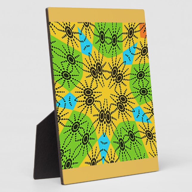 Plaque Photo Elégante impression vectorielle africaine Spider M (Côté)