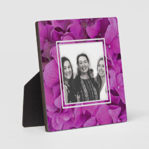 Plaque Photo Elégante magenta rose hydrangée florale roses