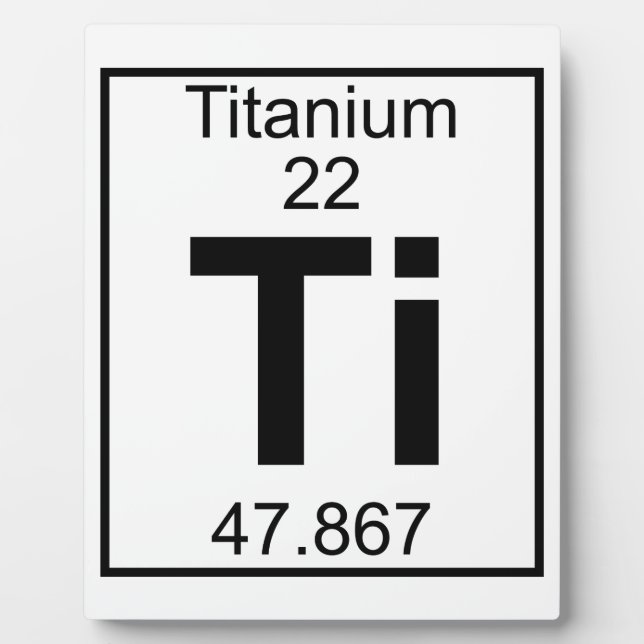 Plaque Photo Element 022 - Ti - Titanium (Full) (Devant)