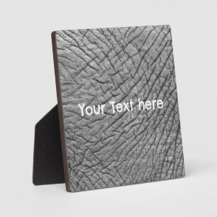 Plaque Photo Eléphant peau personnalisée