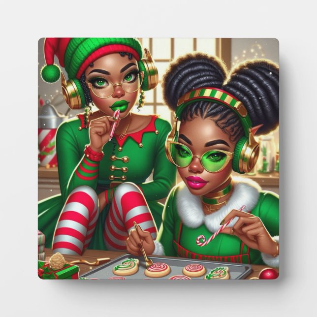 Plaque Photo Elfes (Devant)