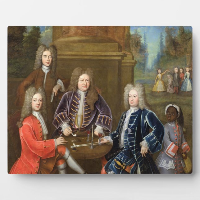 Plaque Photo Elihu Yale (1648-1721) (Devant)