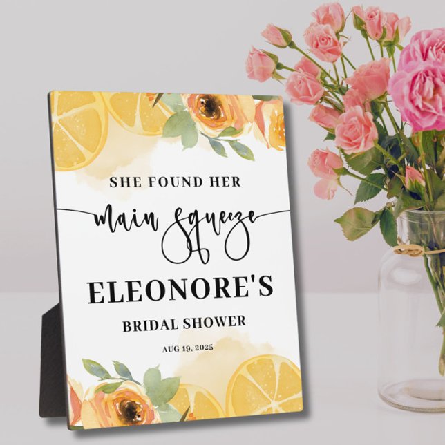 Plaque Photo Elle a trouvé sa Fête des mariées principale Squee (Créateur téléchargé)