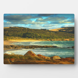 Plaque Photo Emita Beach   Flinders Island, Tasmania