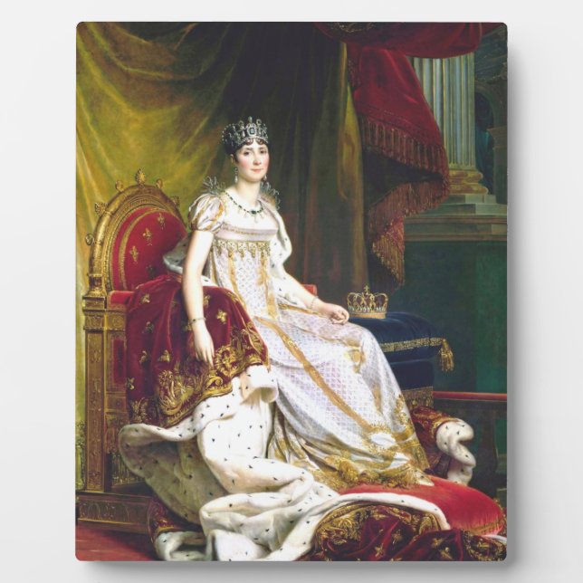 Plaque Photo Empress Josephine Portrait 1808 (Devant)