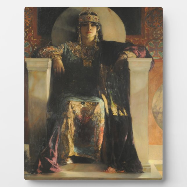 Plaque Photo Empress Theodora - Benjamin Constant - 1886 (Devant)