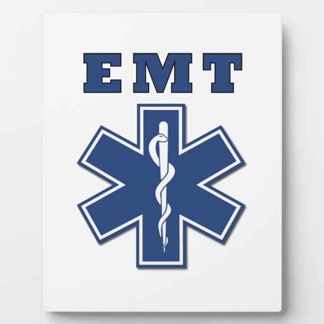 Plaque Photo EMT Star of Life (Devant)