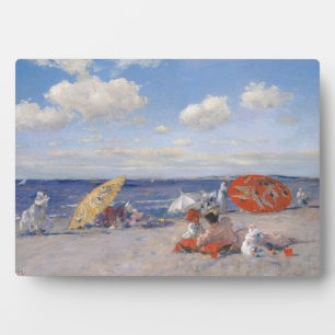 Plaque Photo En bord de mer c.1892