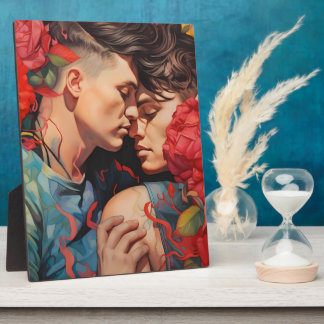Plaque Photo En pleine floraison : Une histoire d'amour gay